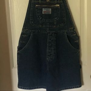 Overall Jean Shorts